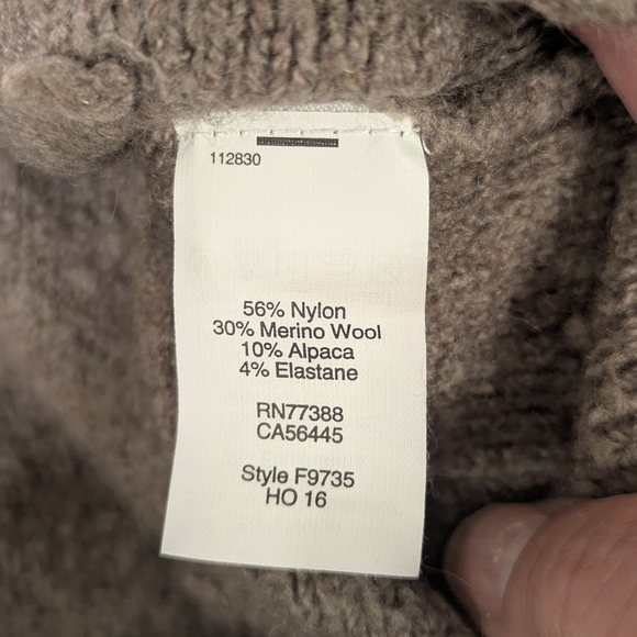 Madewell Bobble Pullover Sweater in Merino Wool Blend - Brown - Small - Picture 3 of 10